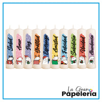 VELAS NAVIDEÑAS X 10 UND EN CAJA