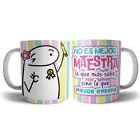 MUG TEMPORADA MAESTROS - REF. FLORK X 6