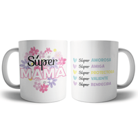MUG TEMPORADA MAMÁ - REF. FRASES X 6