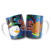 MUG TEMPORADA NAVIDAD - REF. NAV PERSONAJES X 12