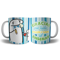 MUG TEMPORADA MAESTROS - REF. FLORK X 6
