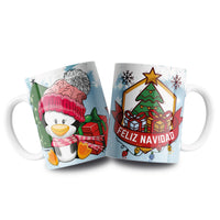 MUG TEMPORADA NAVIDAD - REF. NAV PERSONAJES X 12