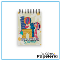 MINI LIBRETA MUJER