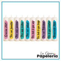 VELAS NAVIDEÑAS X 10 UND EN CAJA