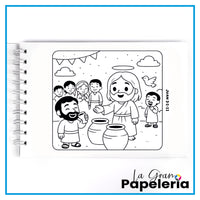 LA VIDA DE JESÚS LIBRO PARA COLOREAR 30H