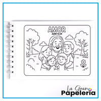 VIRTUDES LIBRO PARA COLOREAR 20H