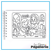 MUJERES DE LA BIBLIA LIBRO PARA COLOREAR 20H