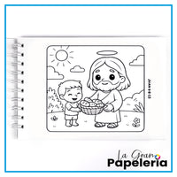 LA VIDA DE JESÚS LIBRO PARA COLOREAR 30H