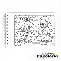 HÉROES DE LA FE LIBRO PARA COLOREAR 30H