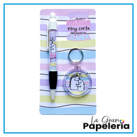 KIT BOLIGRAFO + LLAVERO REF. FLORK MAMÁ