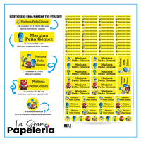 STICKERS PARA ÚTILES REF INTENSAMENTE