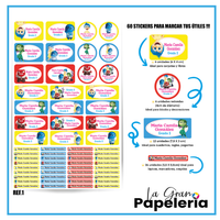 STICKERS PARA ÚTILES REF INTENSAMENTE