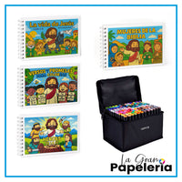 KIT BÍBLICO PARA COLOREAR