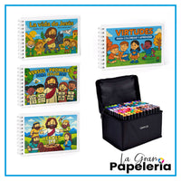 KIT BÍBLICO PARA COLOREAR