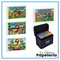 KIT BÍBLICO PARA COLOREAR