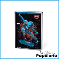 CUADERNO COSIDO CUADRICULADO TAPA FLEXIBLE 100 HOJAS MASTER SCRIBE HOMBRE