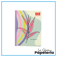 CUADERNO COSIDO CUADRICULADO TAPA FLEXIBLE 100 HOJAS MASTER SCRIBE MUJER