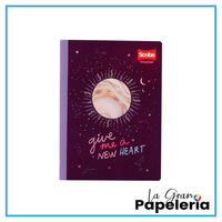 CUADERNO COSIDO CUADRICULADO TAPA FLEXIBLE 100 HOJAS MASTER SCRIBE MUJER