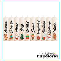 VELAS NAVIDEÑAS X 10 UND EN CAJA