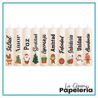 VELAS NAVIDEÑAS X 10 UND EN CAJA