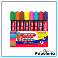 MARCADOR PERMANENTE OE-522-8 ESTUCHE X8