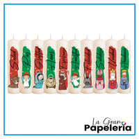 VELAS NAVIDEÑAS X 10 UND EN CAJA