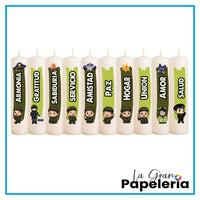 VELAS NAVIDEÑAS X 10 UND EN CAJA