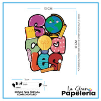 STICKERS PORTADAS MATERIAS CUADERNOS