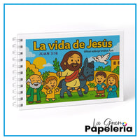 LA VIDA DE JESÚS LIBRO PARA COLOREAR 30H