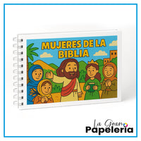 MUJERES DE LA BIBLIA LIBRO PARA COLOREAR 20H