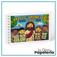 VERSOS Y PROMESAS LIBRO PARA COLOREAR 30H