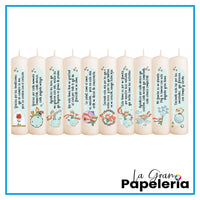 VELAS NAVIDEÑAS X 10 UND EN CAJA