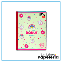 CUADERNO COSIDO CUADRICULADO CON STICKER 100 HOJAS SCRIBE LINK MUJER