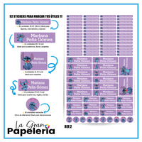 STICKERS PARA ÚTILES REF STICH