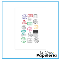 PACK STICKER X 7 UND