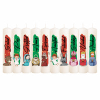 VELAS NAVIDEÑAS X 10 UND EN CAJA