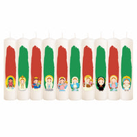 VELAS NAVIDEÑAS X 10 UND EN CAJA