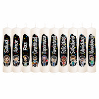 VELAS NAVIDEÑAS X 10 UND EN CAJA