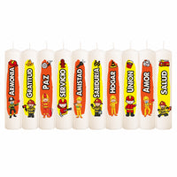 VELAS NAVIDEÑAS X 10 UND EN CAJA