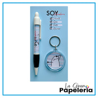 KIT BOLIGRAFO + LLAVERO REF. FLORK HOMBRE