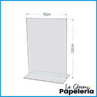 HABLADOR ACRÍLICO TIPO T