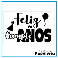 STICKERS CUMPLEAÑOS