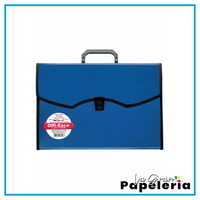 ARCHIVADOR 13 BOLSILLOS OFICIO CON MANIJA