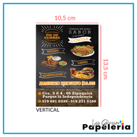 DOS MILLAR VOLANTE 1/4 DE CARTA