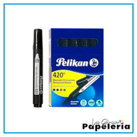MARCADOR PERMANENTE PELIKAN CAJA X 10  REF 420 (UNICOLOR)