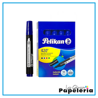 MARCADOR PERMANENTE PELIKAN CAJA X 10  REF 420 (UNICOLOR)