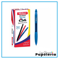 BOLÍGRAFO SEMI GEL 0.7m RETRACTIL X 12 OE-050