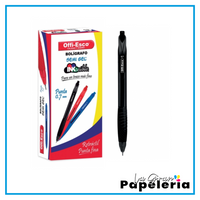 BOLÍGRAFO SEMI GEL 0.7m RETRACTIL X 12 OE-050