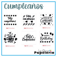 STICKER GLOBO CUMPLEAÑOS