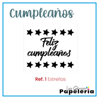 STICKER GLOBO CUMPLEAÑOS